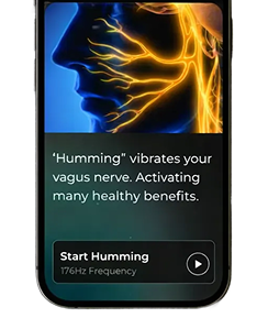 Hum app screen showing ad-supported model